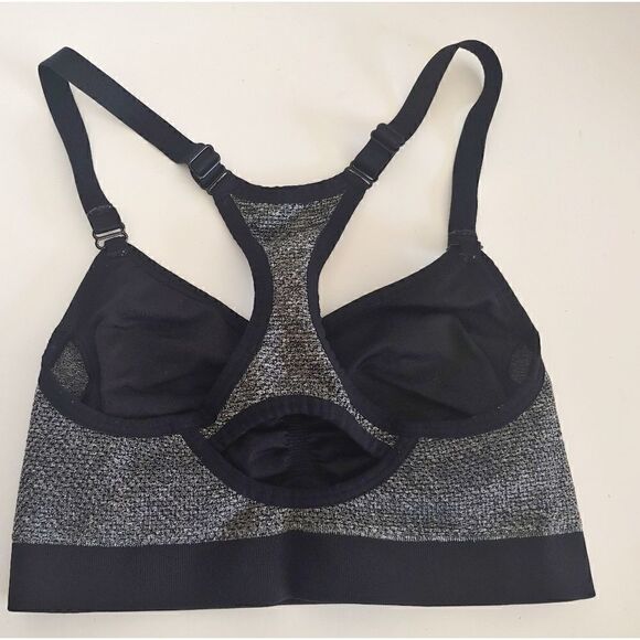 VSX Sport Victoria's Secret Sports Bra Grey and Black Size S - Picture 2 of 4